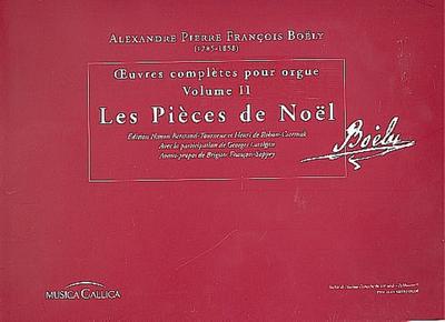 Les pièces de Noelpour orgue
