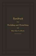 Handbuch der Verfassung und Verwaltung in Preußen und dem Deutschen Reich