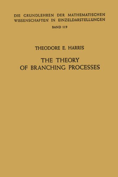 The Theory of Branching Processes