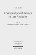 Lexicon of Jewish Names in Late Antiquity