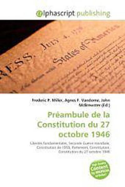 Préambule de la Constitution du 27 octobre 1946