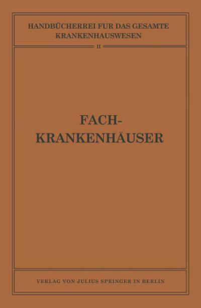 Fachkrankenhäuser