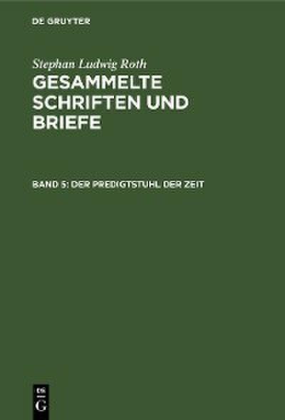 Der Predigtstuhl der Zeit