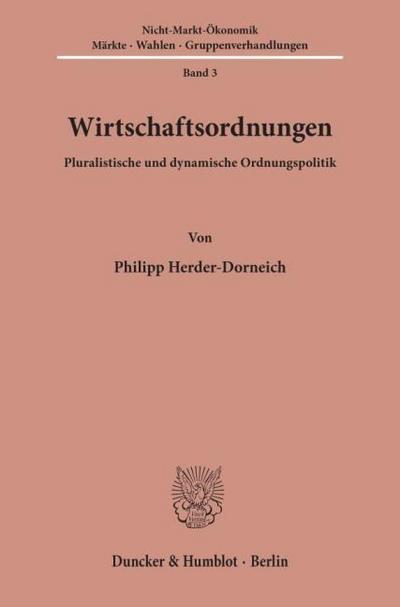 Wirtschaftsordnungen.
