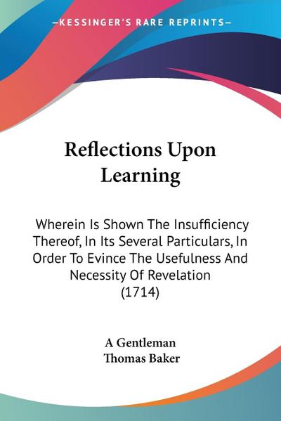 Reflections Upon Learning