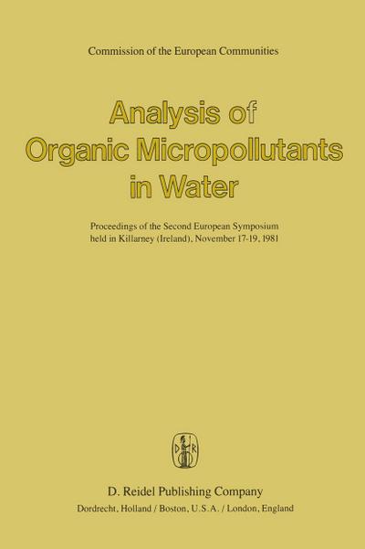 Analysis of Organic Micropollutants in Water
