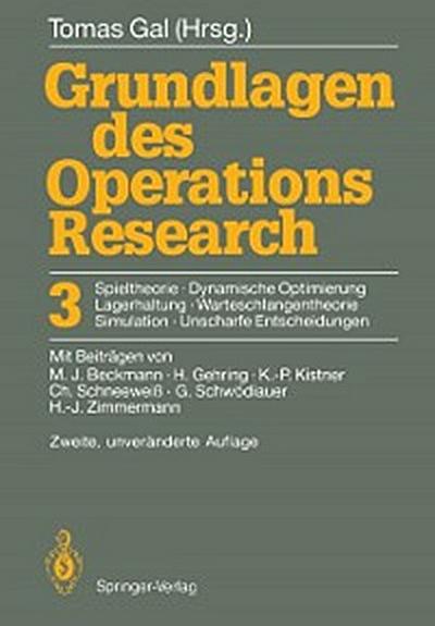 Grundlagen des Operations Research