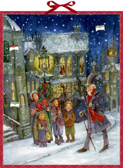 Zettelkalender - Die Weihnachtsgeschichte von Charles Dickens 