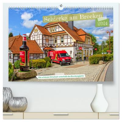 Schierke am Brocken - Die schönste Ortschaft unterhalb des Brockengipfels (hochwertiger Premium Wandkalender 2024 DIN A2 quer), Kunstdruck in Hochglanz