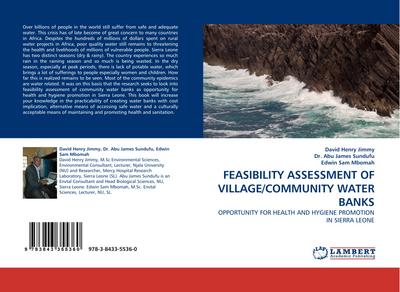 FEASIBILITY ASSESSMENT OF VILLAGE/COMMUNITY WATER BANKS