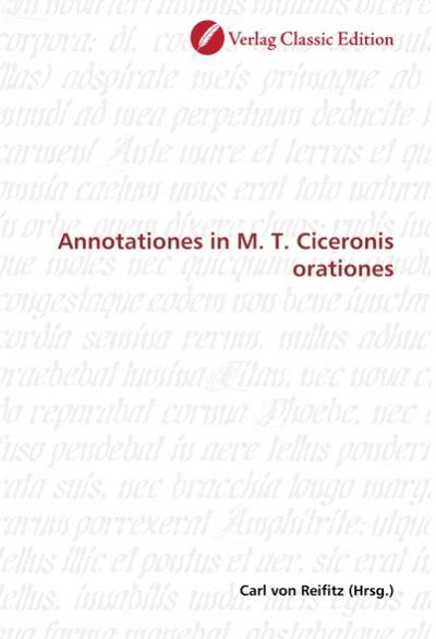 Annotationes in M.T.Ciceronis orationes