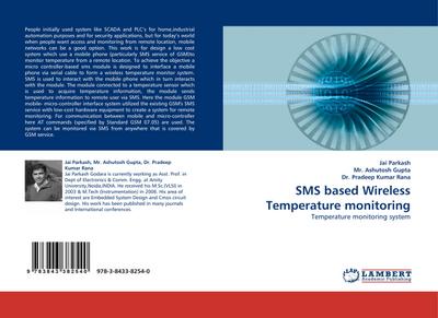 SMS based Wireless Temperature monitoring