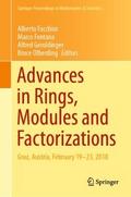 Advances in Rings, Modules and Factorizations