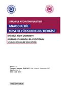 ISTANBUL AYDIN UNIVERSITY JOURNAL OF ANADOLU BIL VOCATIONAL SCHOOL OF HIGHER EDUCATION
