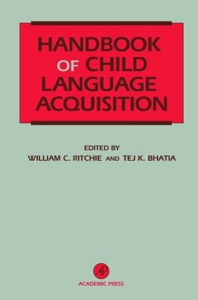 Handbook of Child Language Acquisition