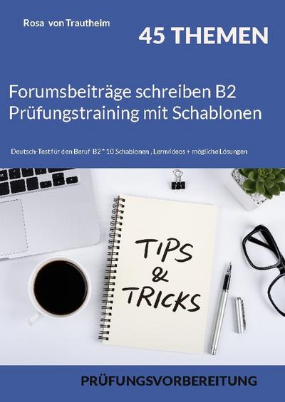 Forumsbeiträge schreiben B2 Prüfungstraining mit Schablonen