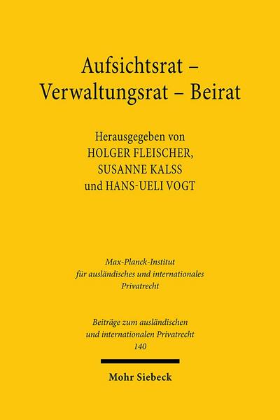 Aufsichtsrat - Verwaltungsrat - Beirat