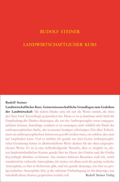 Landwirtschaftlicher Kurs