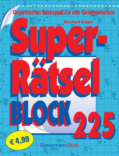 Superrätselblock 225 (5 Exemplare à 4,99 EUR)