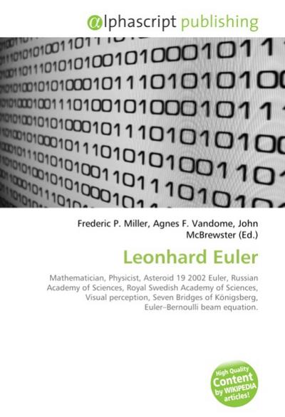 Leonhard Euler - Frederic P. Miller