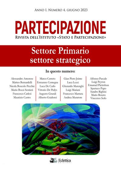Settore primario settore strategico