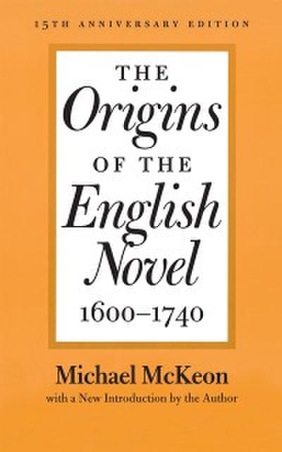 Origins of the English Novel, 1600-1740