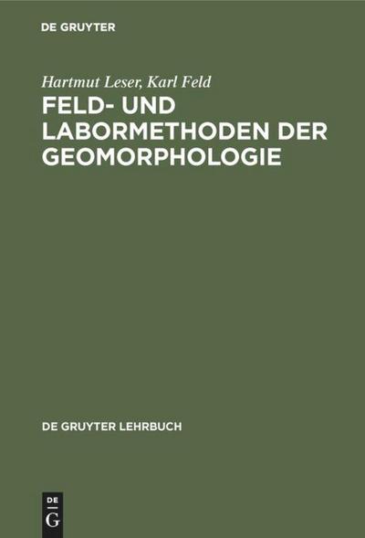 Feld- und Labormethoden der Geomorphologie