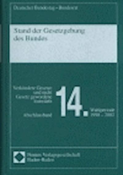 Stand der Gesetzgebung des Bundes