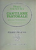 Cantilene pastoralepour hautbois et piano