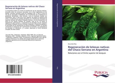 Regeneración de leñosas nativas del Chaco Serrano en Argentina