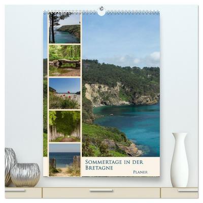 Sommertage in der Bretagne (hochwertiger Premium Wandkalender 2025 DIN A2 hoch), Kunstdruck in Hochglanz