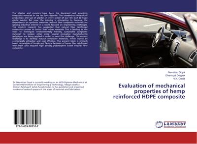 Evaluation of mechanical properties of hemp reinforced HDPE composite