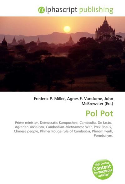 Pol Pot - Frederic P Miller