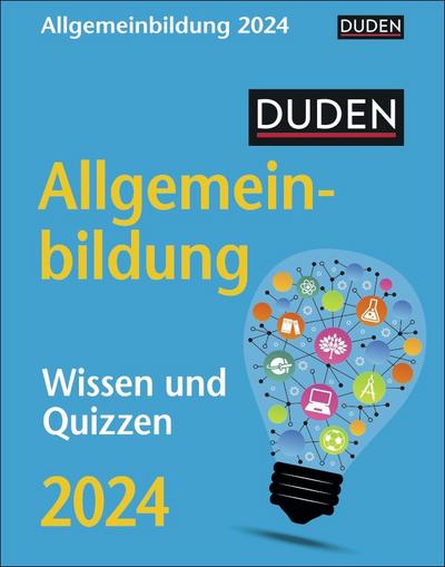 Duden Allgemeinbildung Tagesabreißkalender 2024
