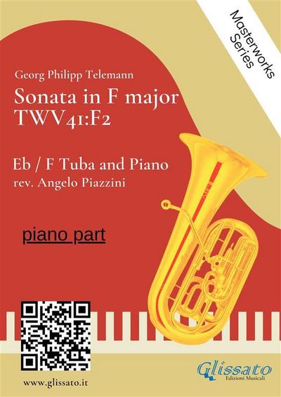 (piano part) Sonata in F major - Eb/F Tuba and Piano