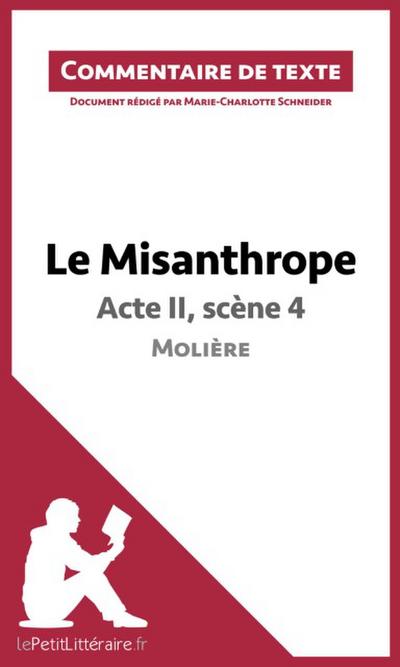 Le Misanthrope de Molière - Acte II, scène 4