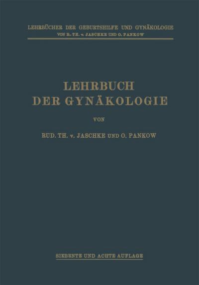 Lehrbuch der Gynäkologie