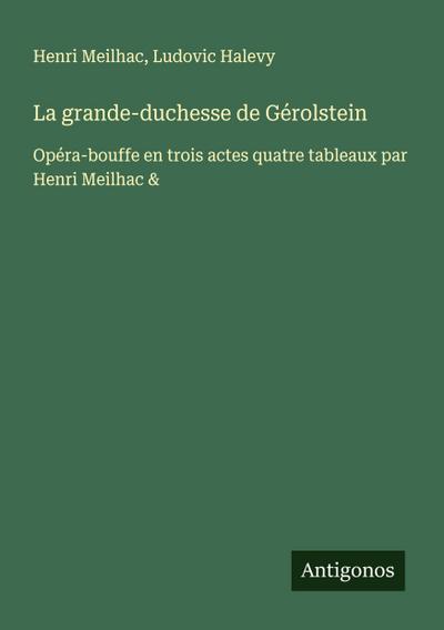 La grande-duchesse de Gérolstein