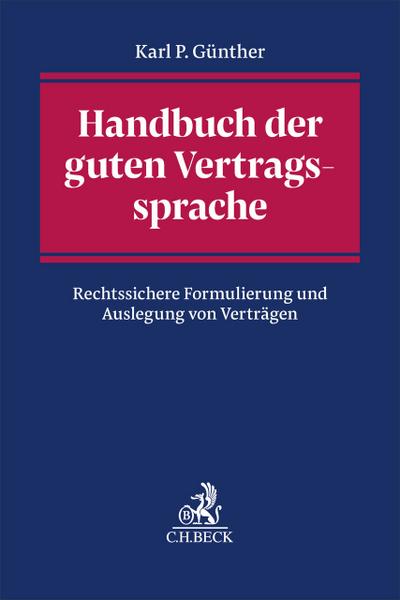 Handbuch der guten Vertragssprache