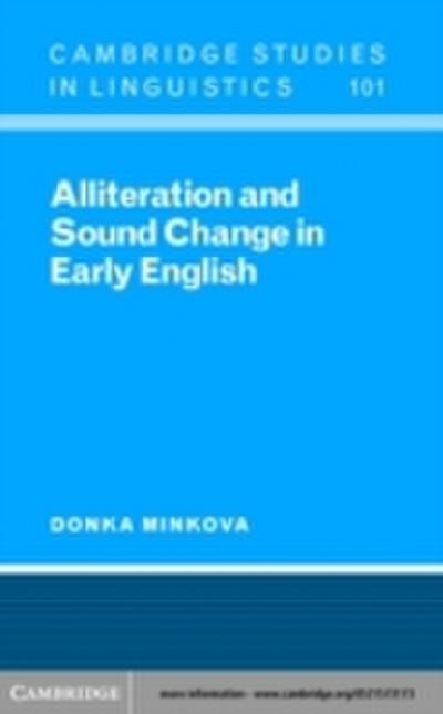Alliteration and Sound Change in Early English