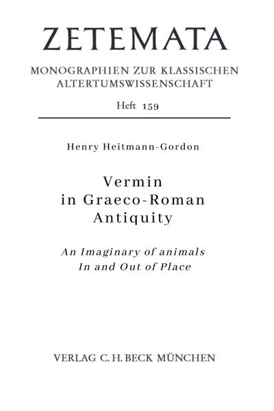 Vermin in Graeco-Roman Antiquity