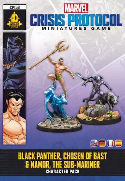 Marvel: Crisis Protocol - Black Panther, Chosen of Bast & Namor, the Sub-Mariner (Spiel-Zubehör)