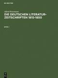 Alfred Estermann: Die deutschen Literatur-Zeitschr
