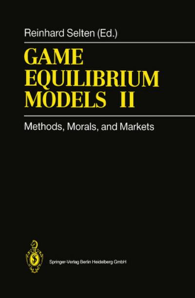 Game Equilibrium Models II