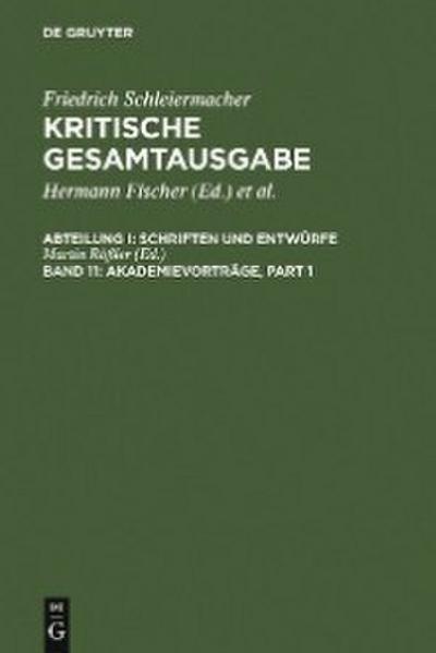Akademievorträge