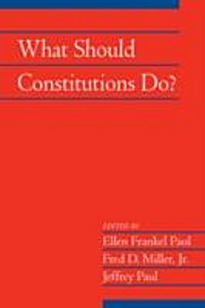 What Should Constitutions Do?