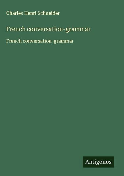 French conversation-grammar
