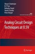 Analog Circuit Design Techniques at 0.5V