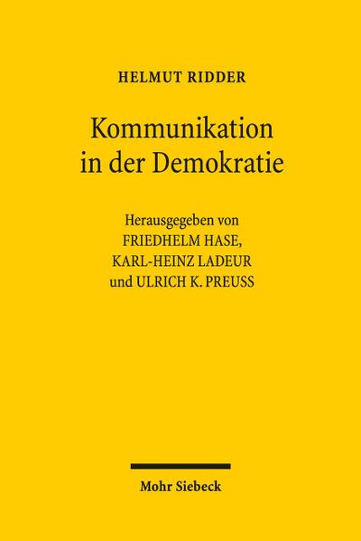 Kommunikation in der Demokratie
