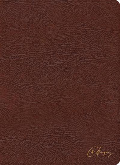 KJV Spurgeon Study Bible, Brown Bonded Leather